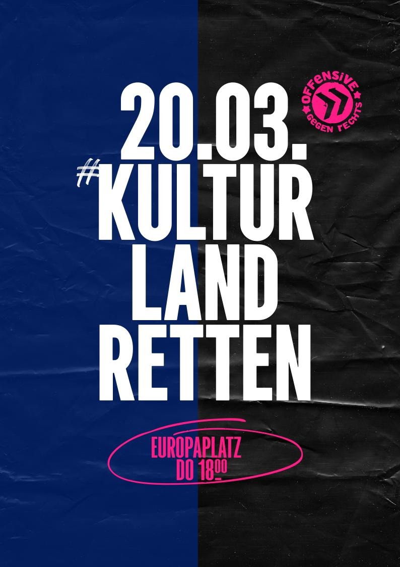 Kultur Land Retten – Demonstration 20.03.25