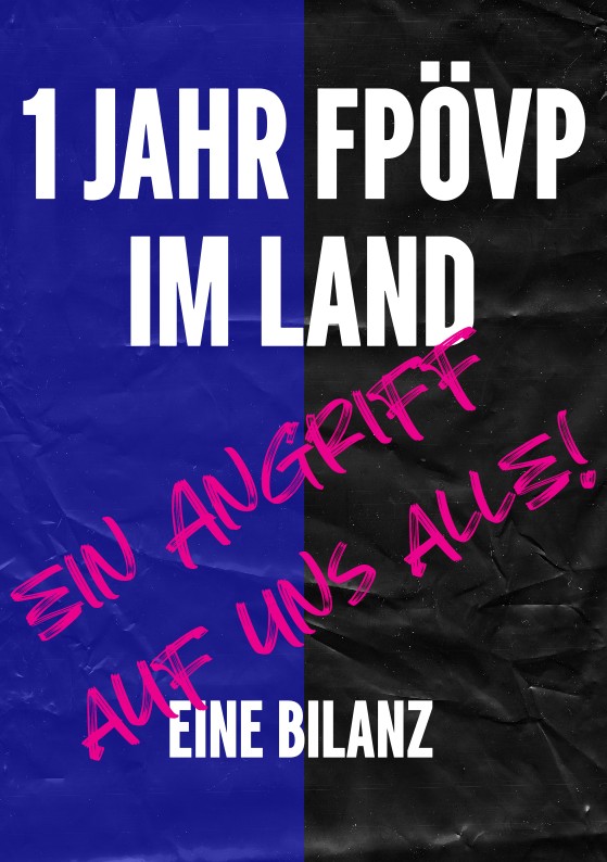 1 JAHR FPÖVP IM LAND – eine Bilanz